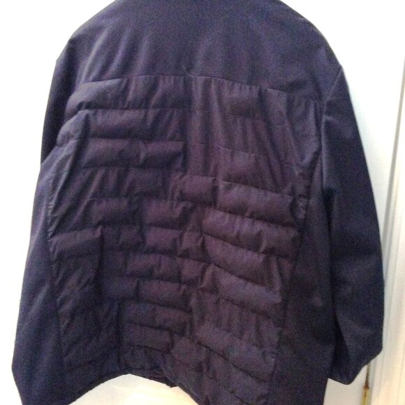 Men's Navy Puffer Style Jacket Size XXL - Picture 2 of 2
